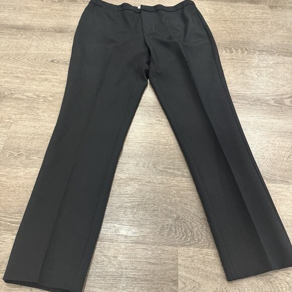 Reset R Label Pants Womens Size Medium Black Tapered Leg Trouser Career Business - Picture 3 of 9